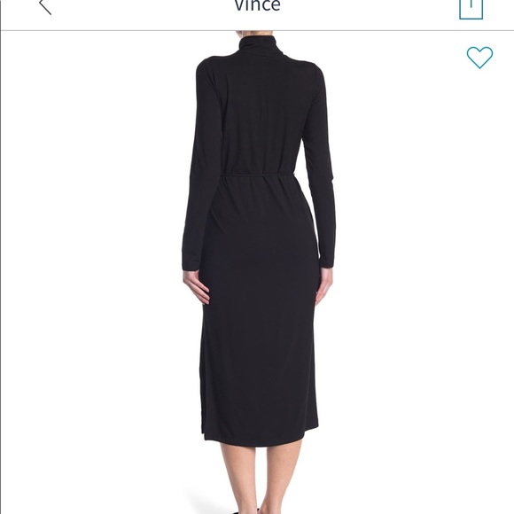 Vince Turtleneck midi dress - Sz M - Picture 2 of 6